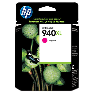 HP 940XL High Yield Magenta Ink Cartridge C4908AA 618EL